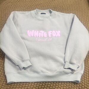 White Fox Light Tan Sweatshirt